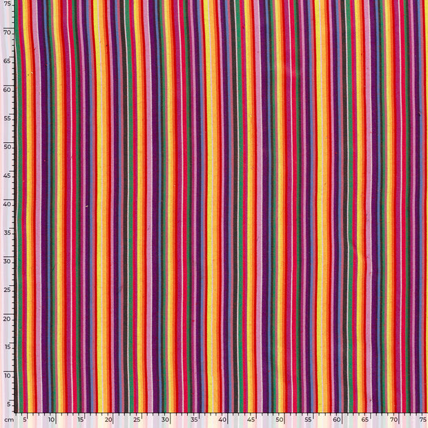 Jacquard fabric Stripes Multicolor