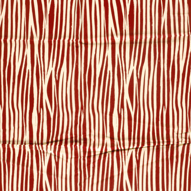 Bambou Poplin tissu Rouge Bordeaux mat 
