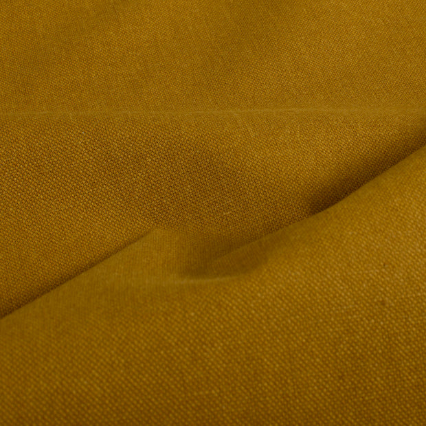 Aspect Lin tissu Unicolore Ocre
