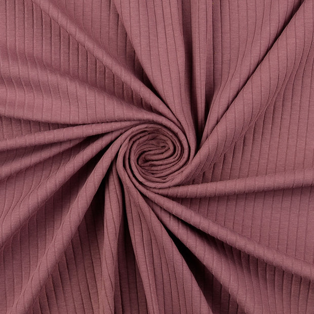 Rib Jersey fabric Wine red 