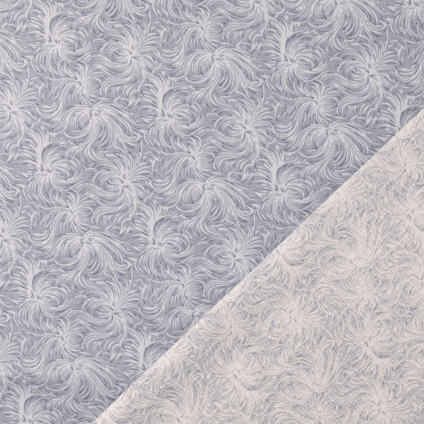 Popeline de Coton tissu Bleu clair 