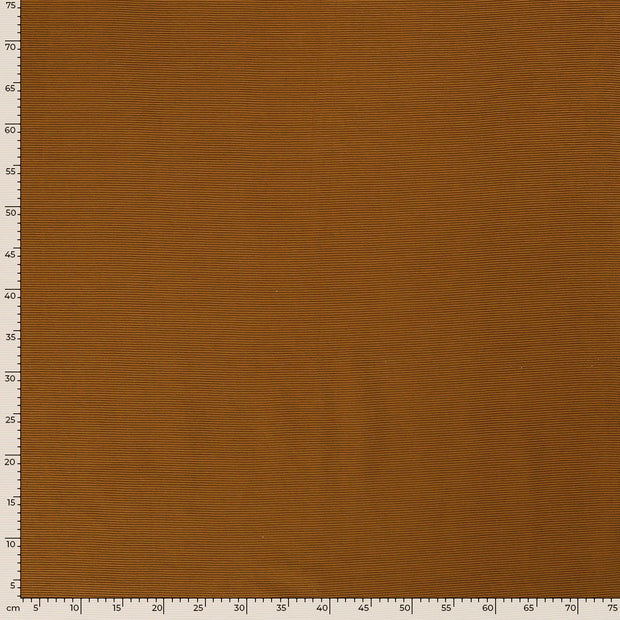 Ottoman Jersey fabrik Uni Karamell