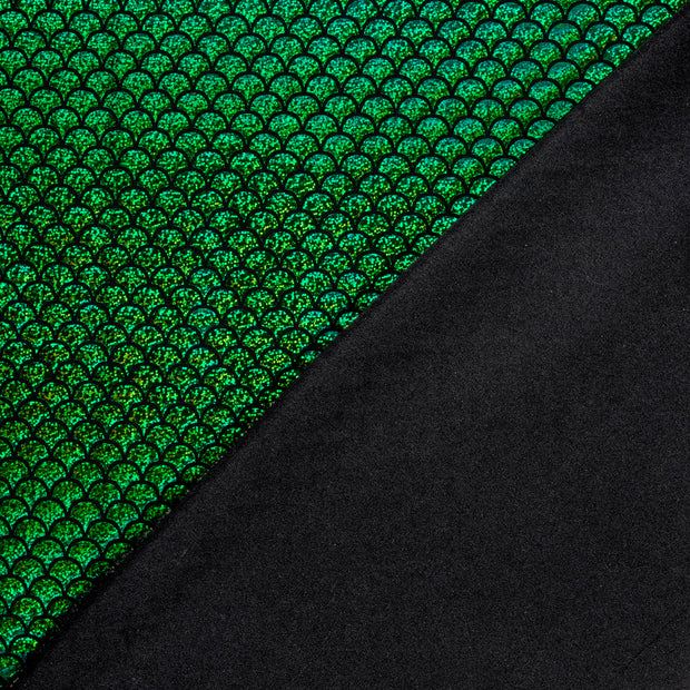 Lamé fabric Mermaid Green