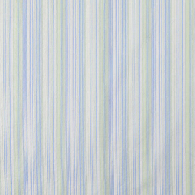 Popeline de coton tissu rayures multicolore
