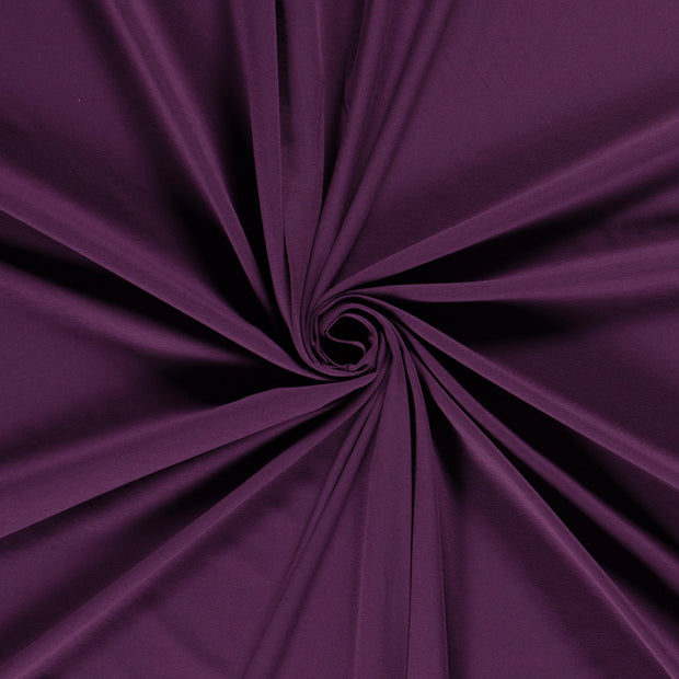 Jersey fabric Aubergine 