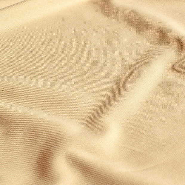 French Terry GOTS organic fabric Unicolour Camel