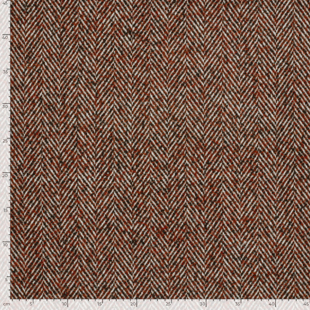 Jacquard fabrik Uni Ziegel