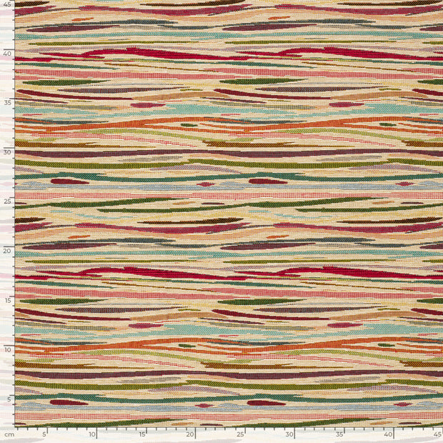 Gobelin tissu rayures Beige