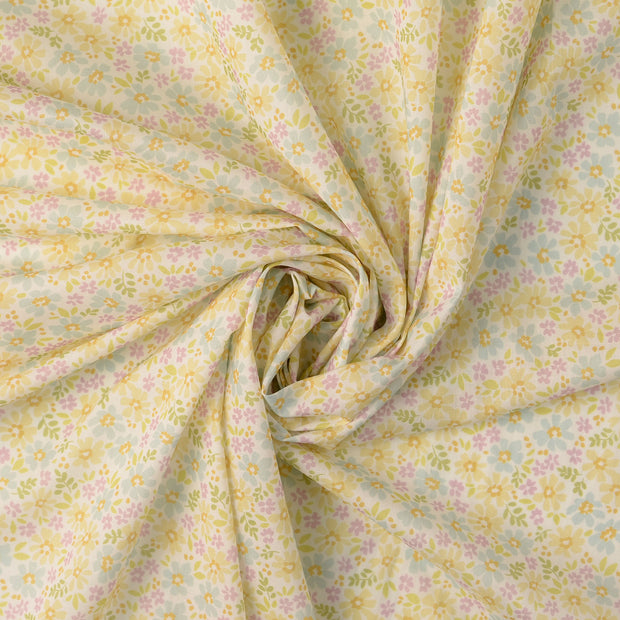 Voile fabric Yellow 