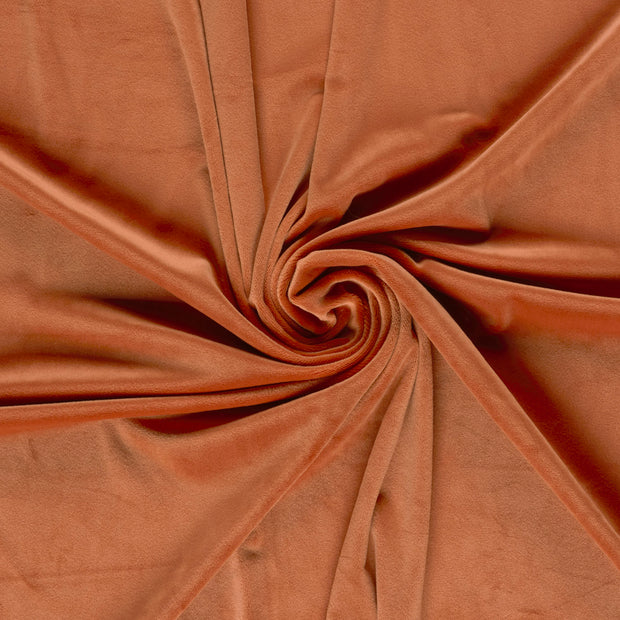 Supersoft Velvet fabric Brique 