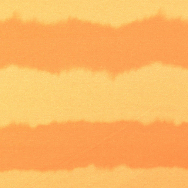 French Terry tissu rayures orange