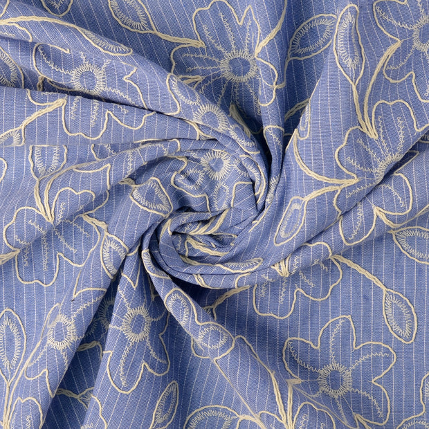 Cotton Poplin fabric Baby Blue 
