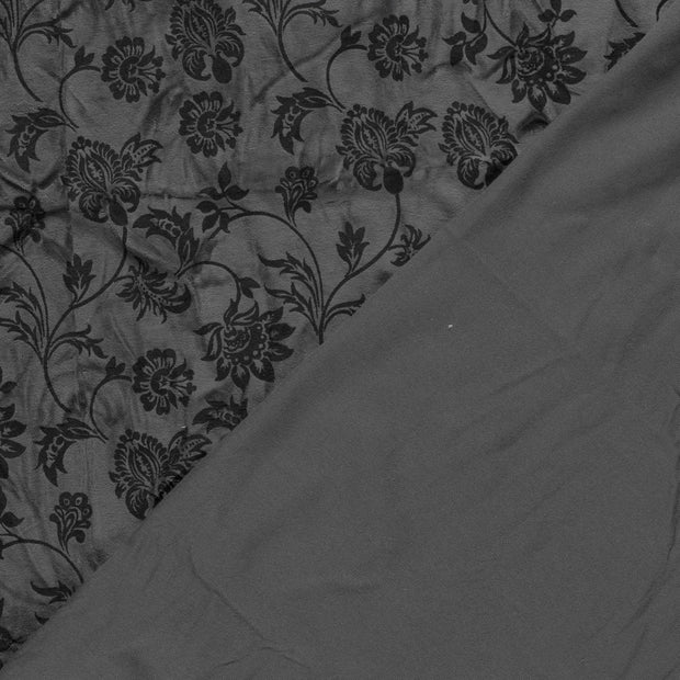Nicky velours tissu fleurs 