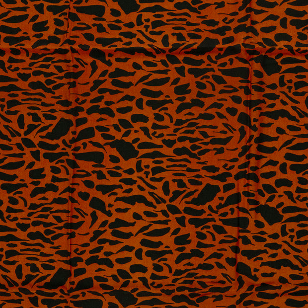 Viscose Twill fabric Brique matte 