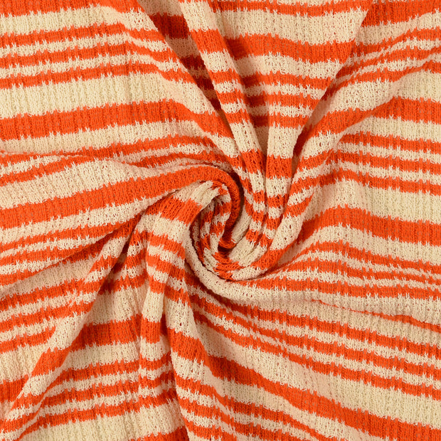 Heavy Knit tissu orange 