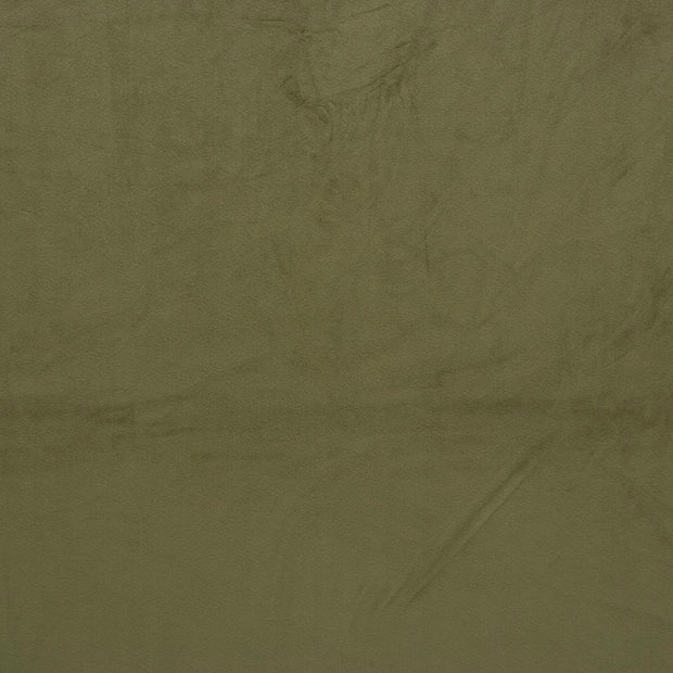 Supersoft Velvet fabrik Khaki-Grün 