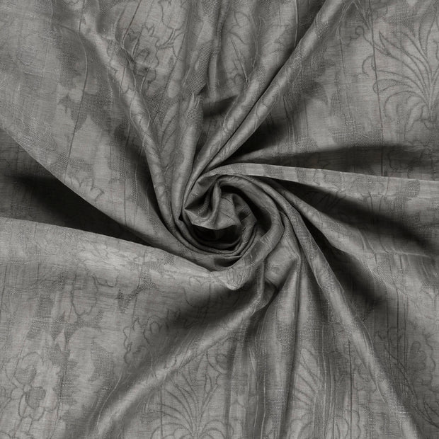  fabric Grey embroidered 