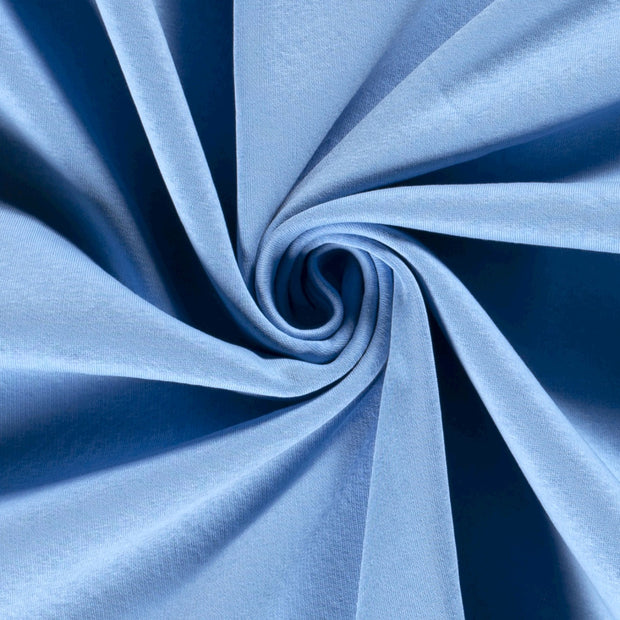 Jogging fabric Unicolour Baby Blue