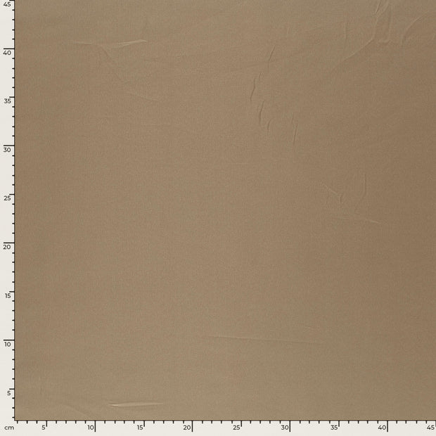 Satin Duchesse fabric Unicolour Beige