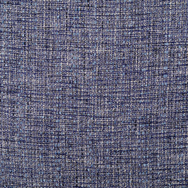 Bouclé tissu Carreaux Bleu Marine