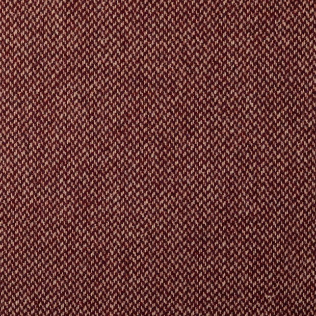 Chiffon en laine tissu Unicolore Bordeaux
