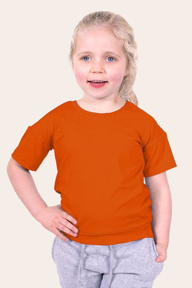 Jersey fabrik Uni Orange