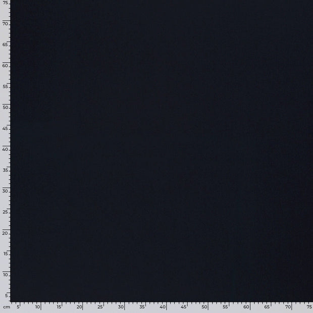 Moss Crêpe fabric Unicolour Navy