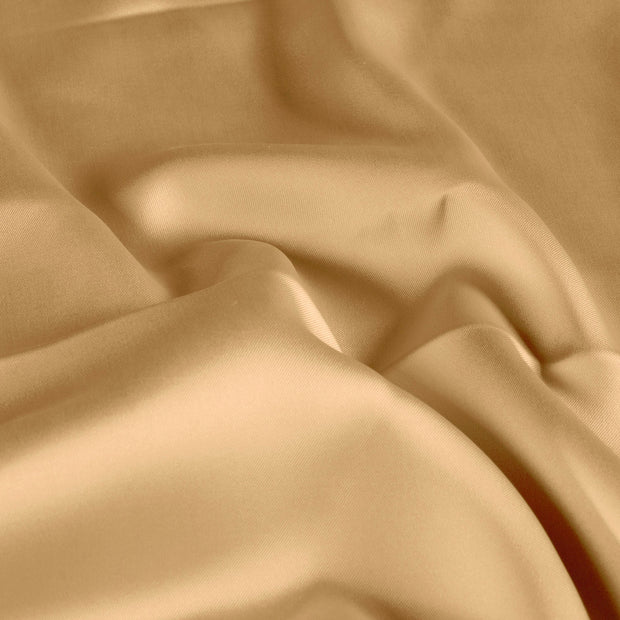 Satin fabric Unicolour Beige