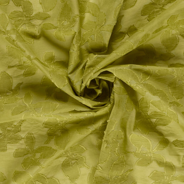  tissu Vert dévoré 
