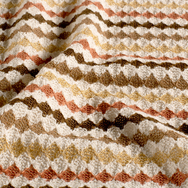  tissu rayures Marron