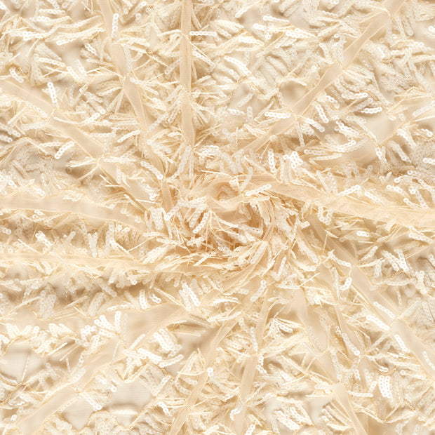 Maille tissu Blanc cassé 