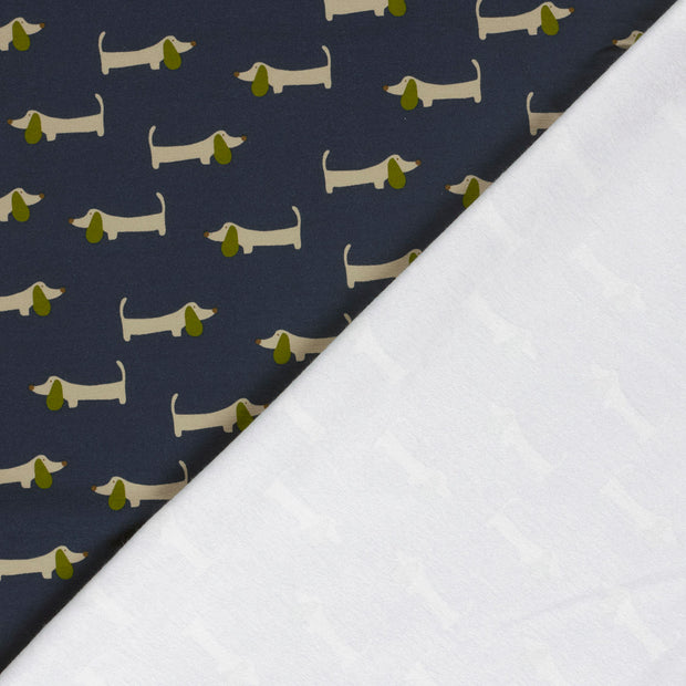  tissu chiens imprimé 