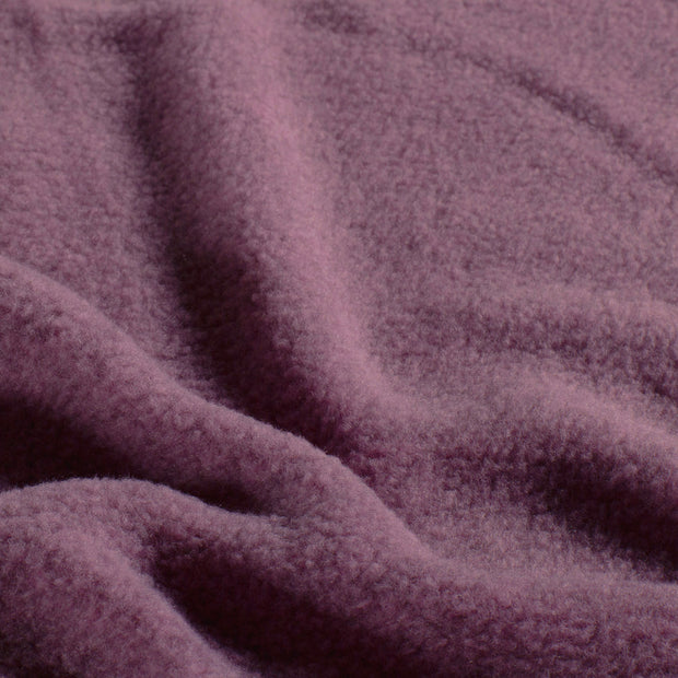 Fleece fabrik Melange Lila