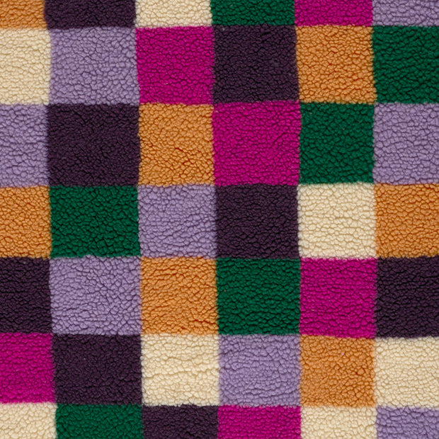 Sherpa Fleece fabric Fuchsia matte 