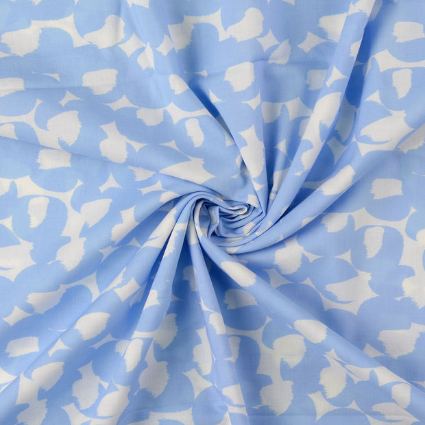 Voile tissu Bleu clair 