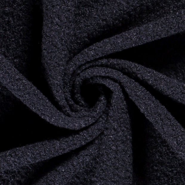 Bouclé fabric Unicolour Navy