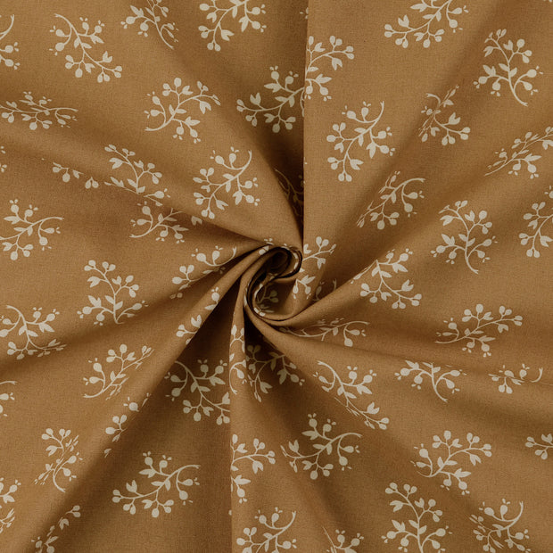 Baumwolle Popeline fabrik Beige 