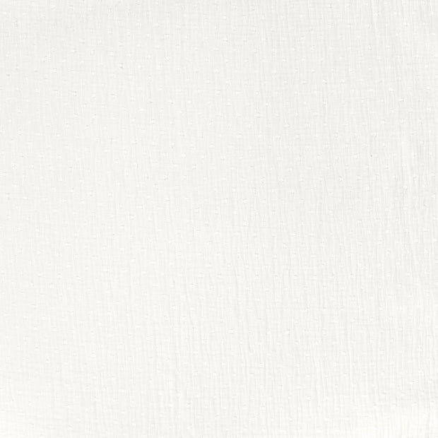 Double gaze tissu Blanc cassé mat 