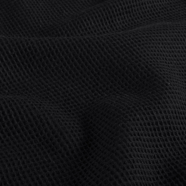 Kimono tissu Unicolore Noir