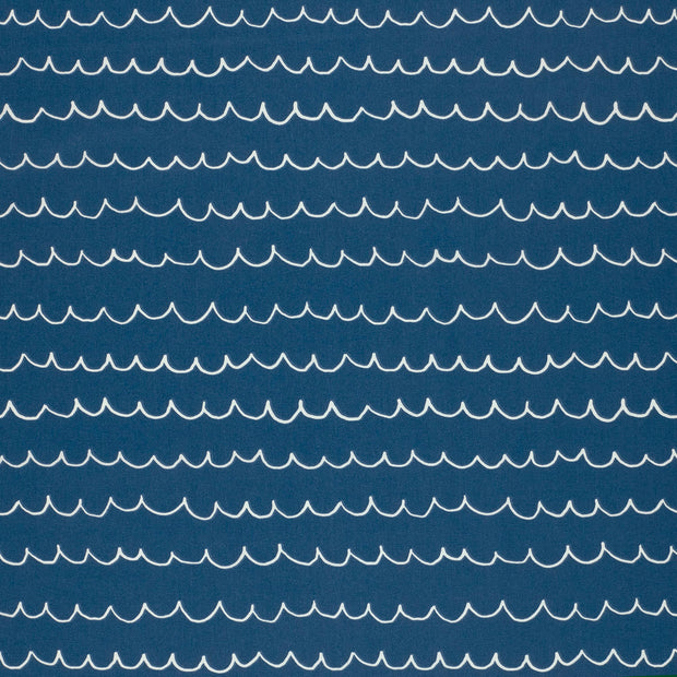 Cotton Poplin fabric Cobalt matte 