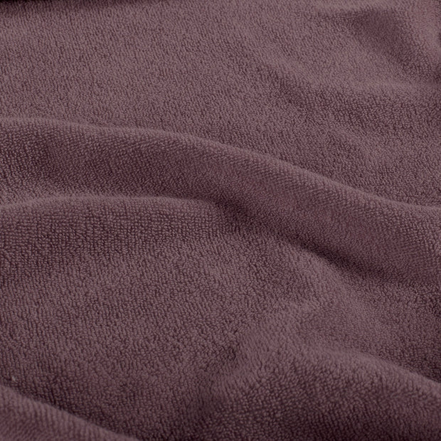 Stretch terry fabric Unicolour Mauve
