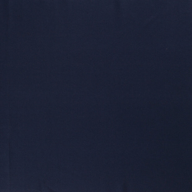 Gauffré Jersey tissu Bleu Marine mat 
