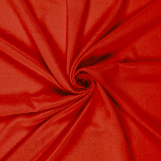 Bambou Poplin tissu Rouge 