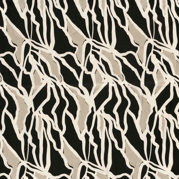 Satin Duchesse fabric Black slightly shiny 
