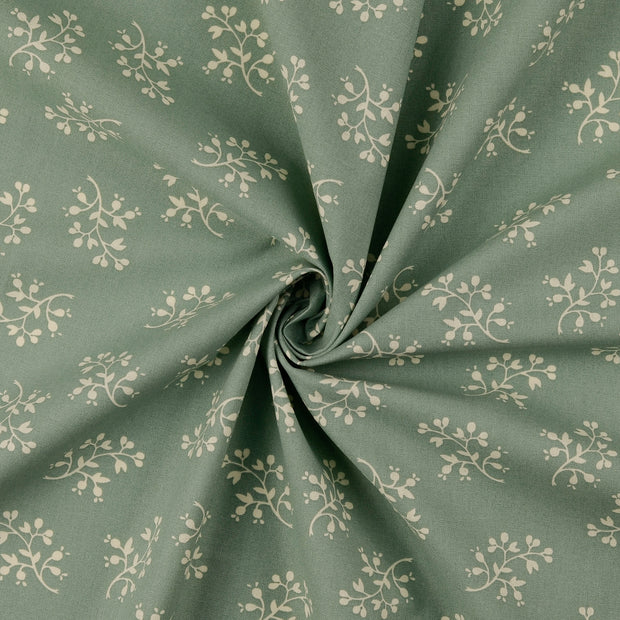 Cotton Poplin fabric Mint 