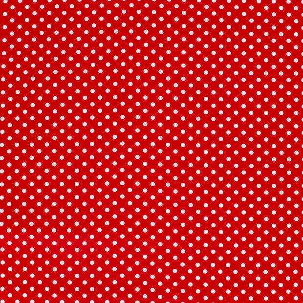 Cotton Poplin fabric Red matte 