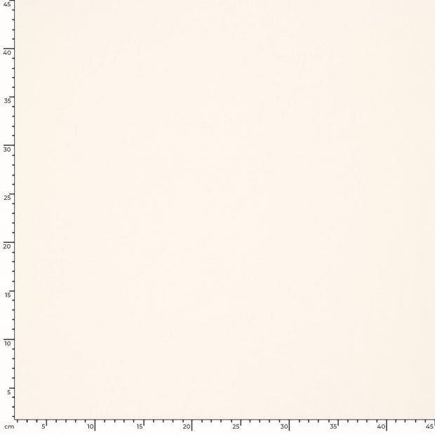 Jersey de Coton GOTS tissu Unicolore Blanc cassé