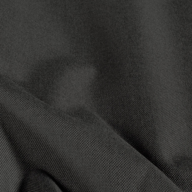 Geweben Polyester fabrik Uni Schwarz Melange