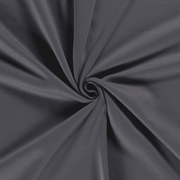 Jogging fabric Dark Grey brushed 