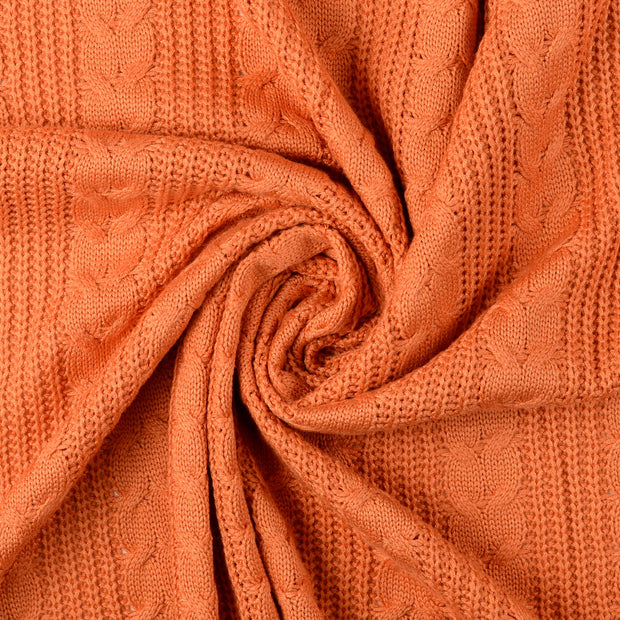 Heavy Knit tissu Abricot 